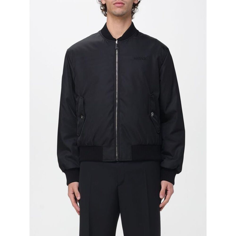 Versace Men Nylon Bomber Jacket Versace